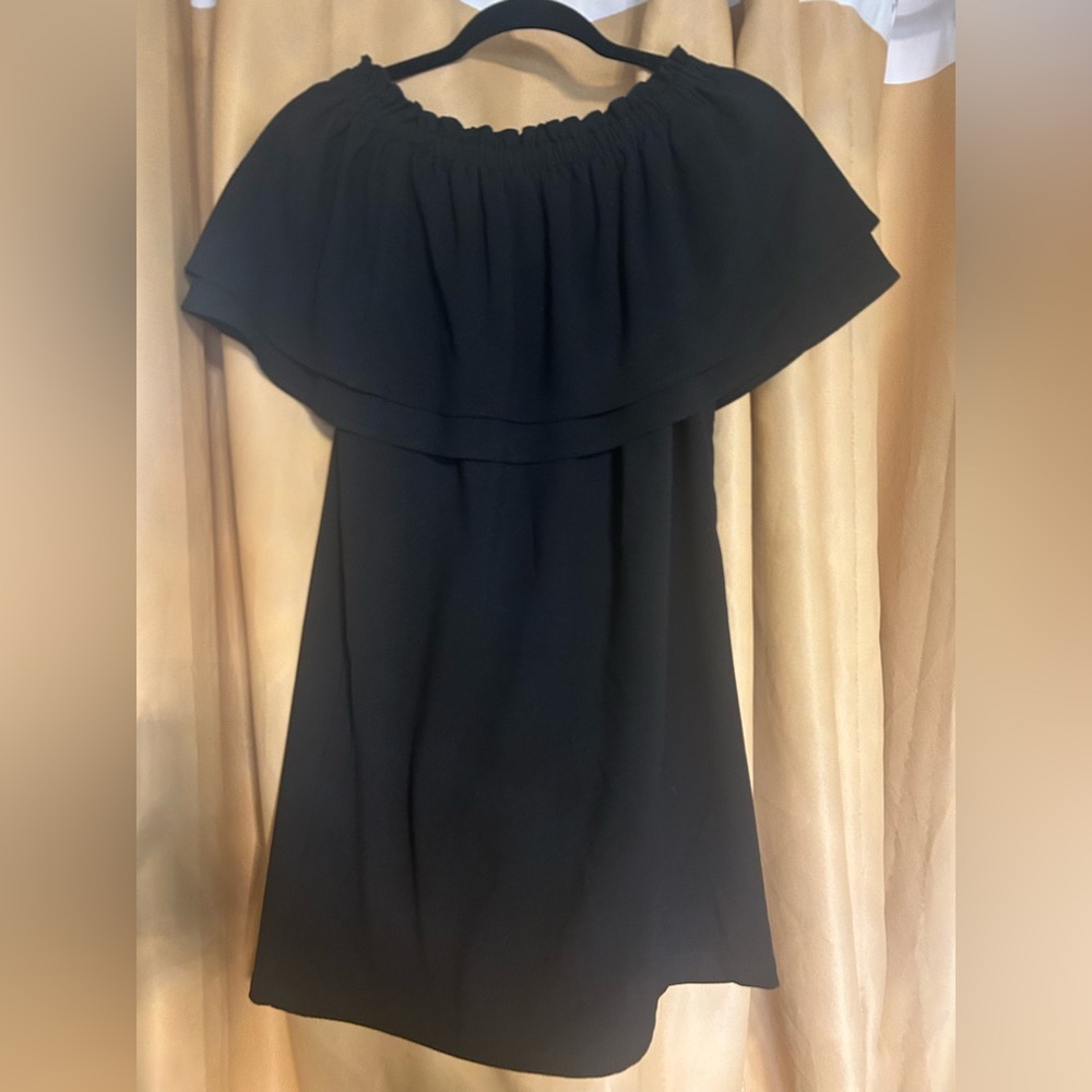 Elegant Black Off-Shoulder Dress